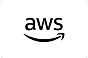 AWS logo on a white background