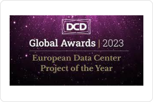 DCD European Data Centre Project of the Year image on a purple background