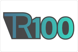 Tech Round 100 logo on a white background