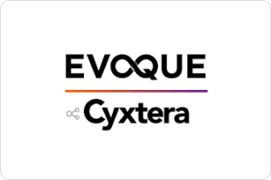 Evoque Cyxtera logo on a white background