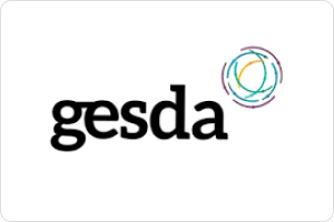 GESDA logo on a white background